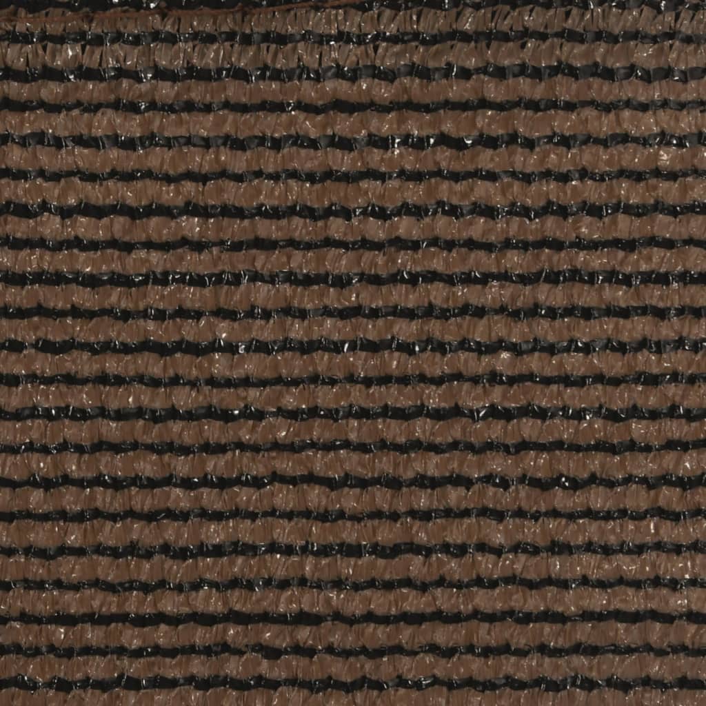 Jedro za zaštitu od sunca 160 g/m² smeđe 2 x 4 m HDPE