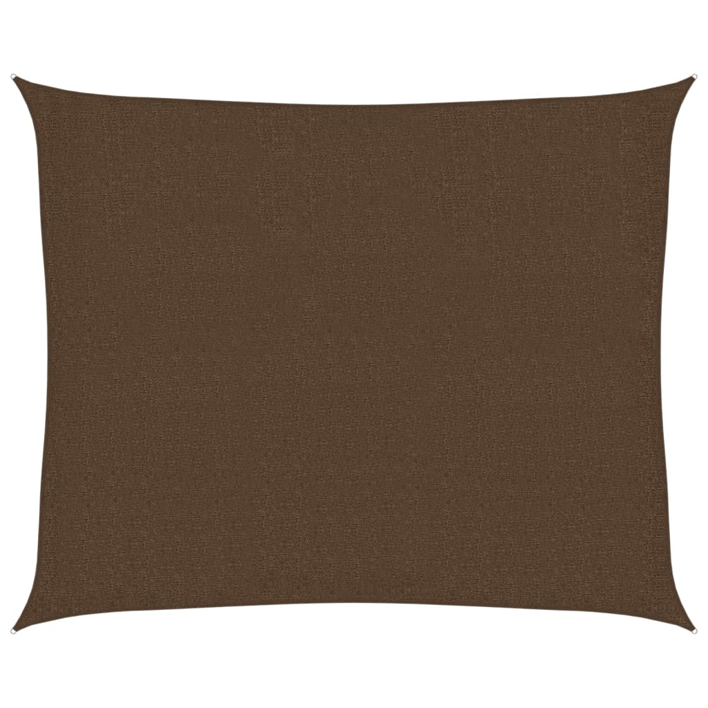 Jedro za zaštitu od sunca 160 g/m² smeđe 2,5 x 3 m HDPE