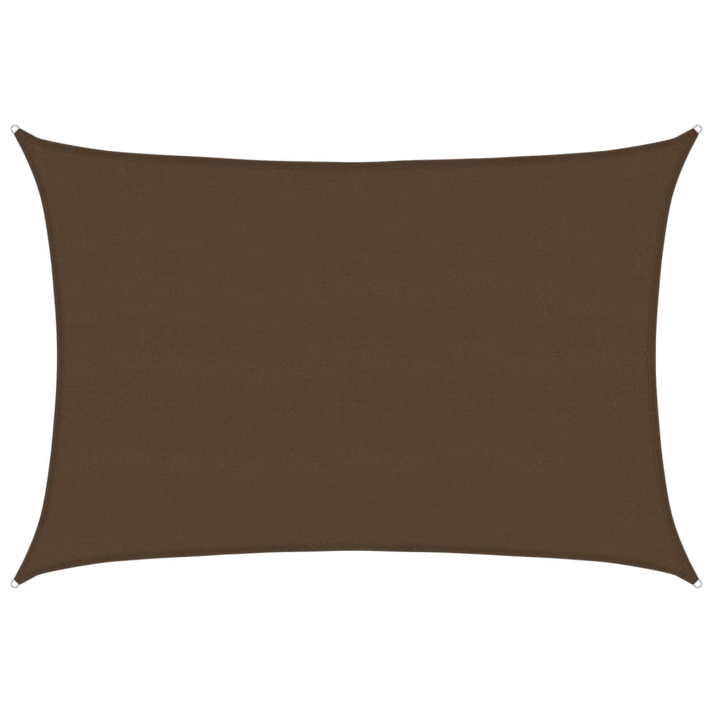 Jedro za zaštitu od sunca 160 g/m² smeđe 5 x 7 m HDPE