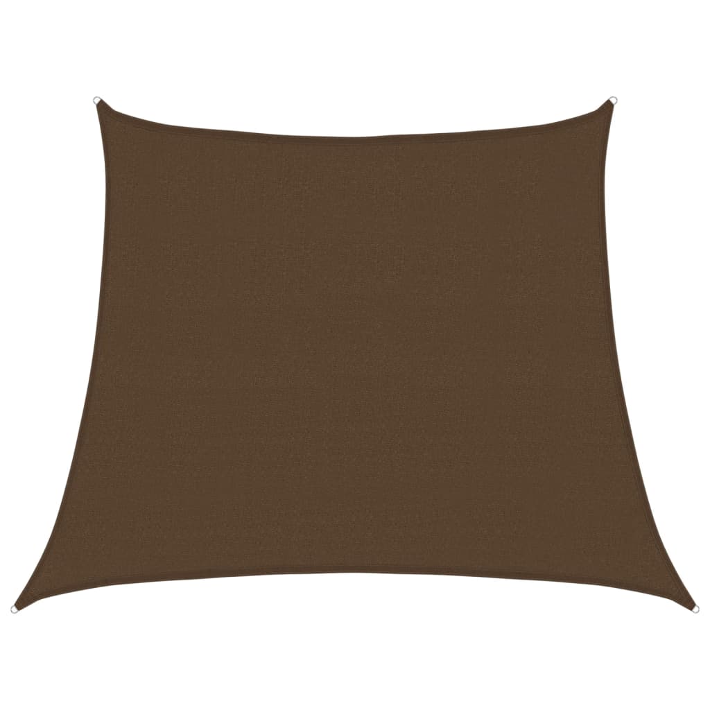 Jedro za zaštitu od sunca 160 g/m² smeđe 3/4 x 3 m HDPE