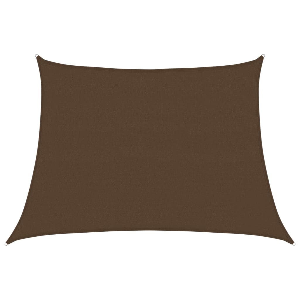 Jedro za zaštitu od sunca 160 g/m² smeđe 4/5 x 3 m HDPE