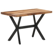 Blagovaonski stol 120 x 60 x 75 cm od masivnog drva s premazom
