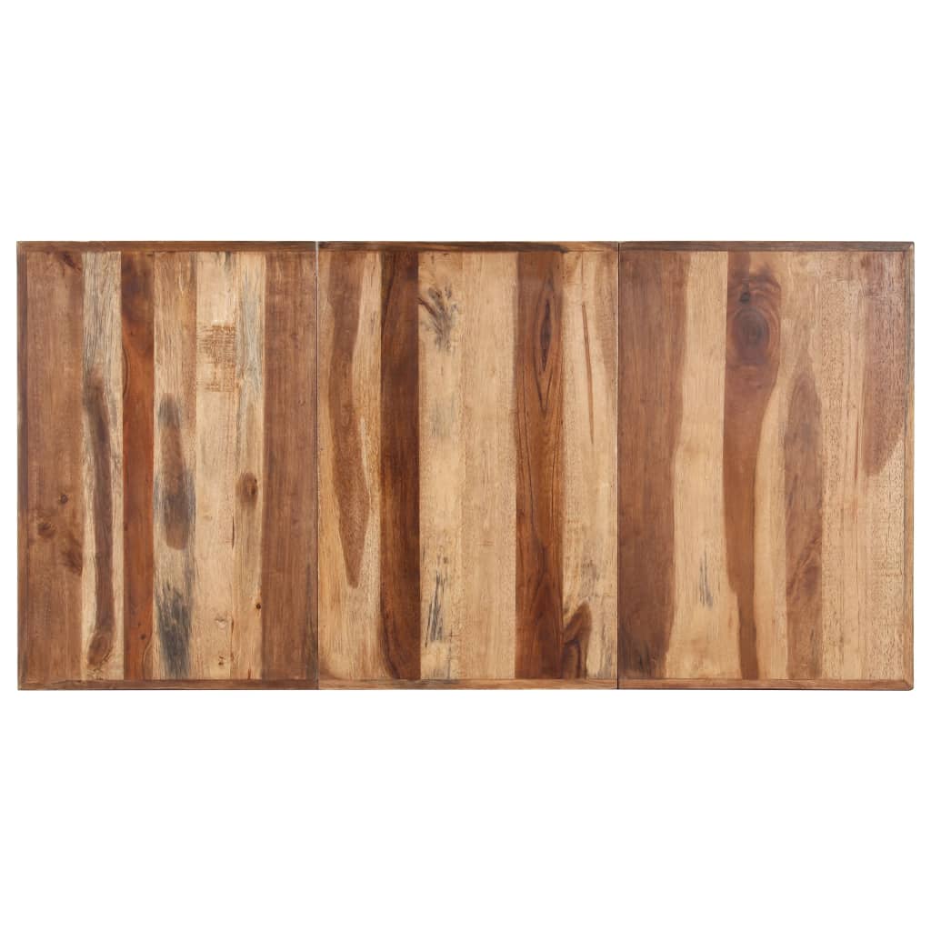 Blagovaonski stol 160 x 80 x 75 cm od masivnog drva s premazom
