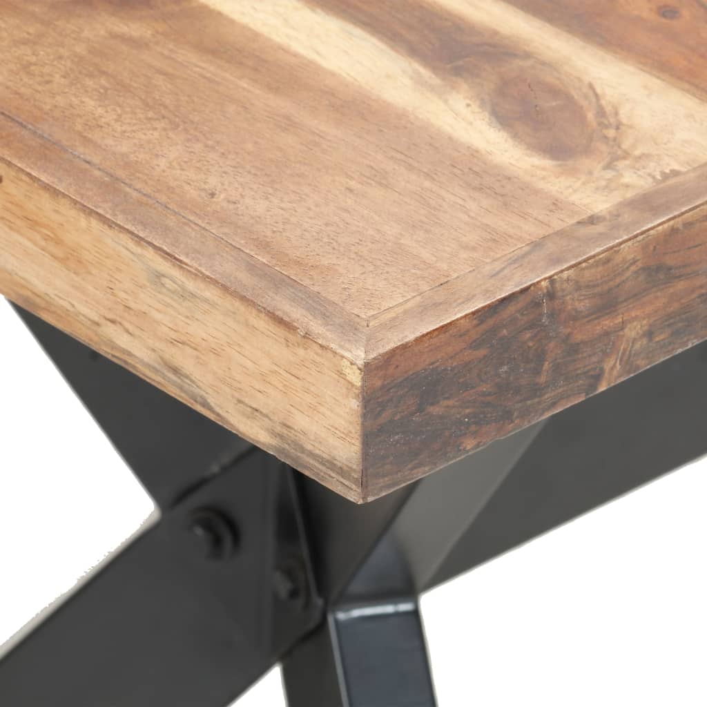 Blagovaonski stol 160 x 80 x 75 cm od masivnog drva s premazom