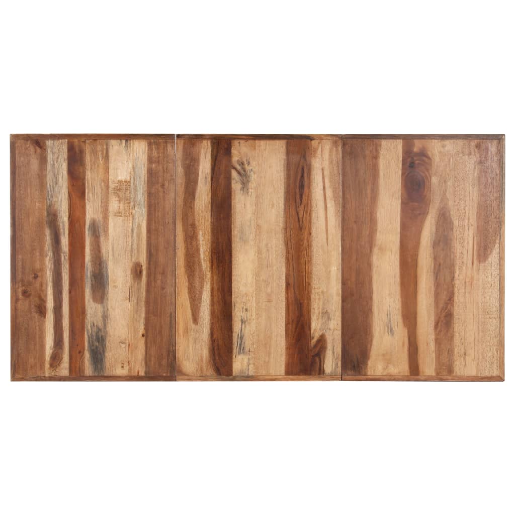 Blagovaonski stol 180 x 90 x 75 cm od masivnog drva s premazom