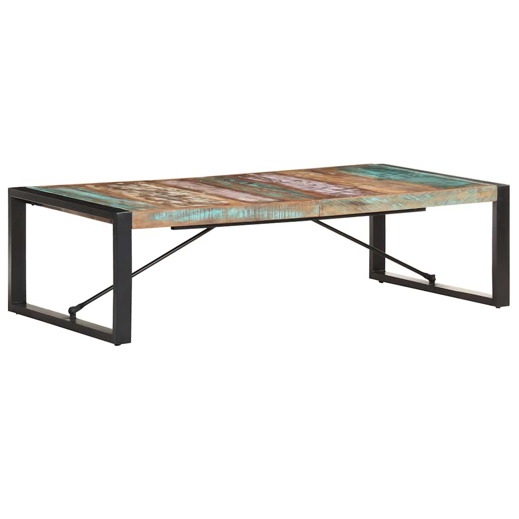 Stolić za kavu 140 x 70 x 40 cm od masivnog obnovljenog drva