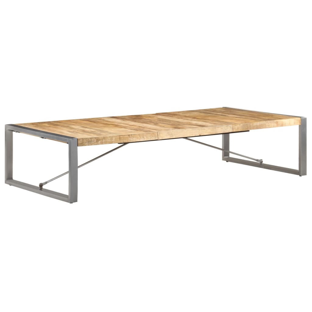 Stolić za kavu 180 x 90 x 40 cm od grubog drva manga