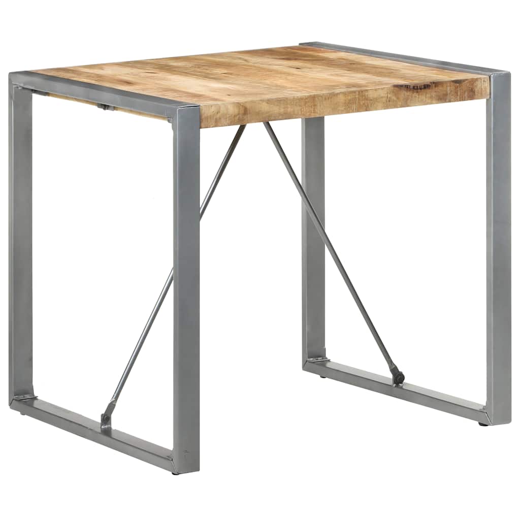 Blagovaonski stol 80 x 80 x 75 cm od grubog drva manga