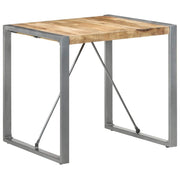 Blagovaonski stol 80 x 80 x 75 cm od grubog drva manga