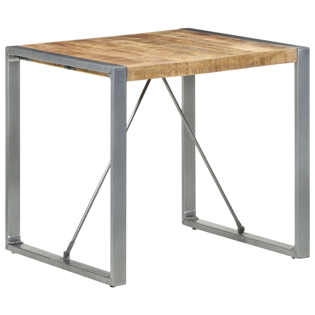 Blagovaonski stol 80 x 80 x 75 cm od grubog drva manga