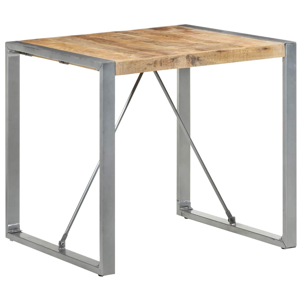 Blagovaonski stol 80 x 80 x 75 cm od grubog drva manga