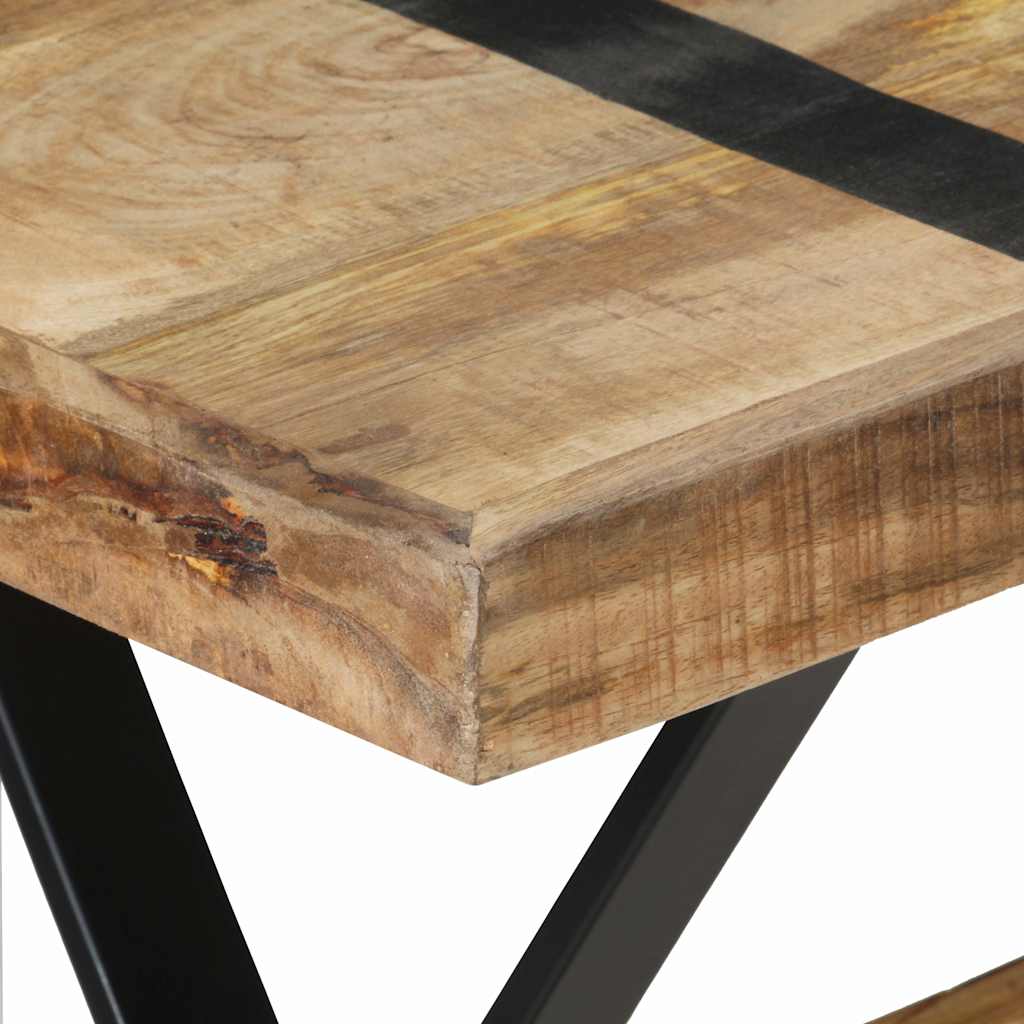 Blagovaonski stol 120 x 60 x 76 cm od grubog drva manga