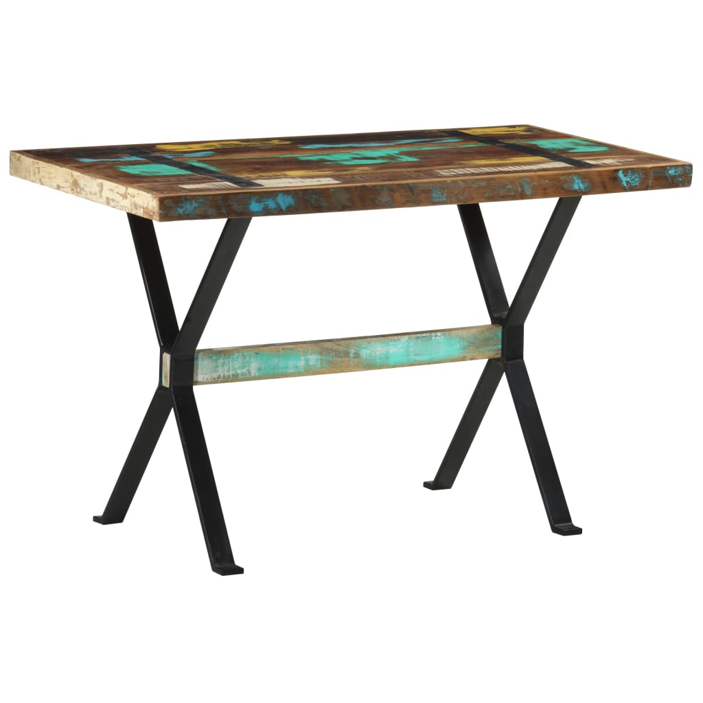 Blagovaonski stol 120 x 60 x 76 cm od masivnog obnovljenog drva