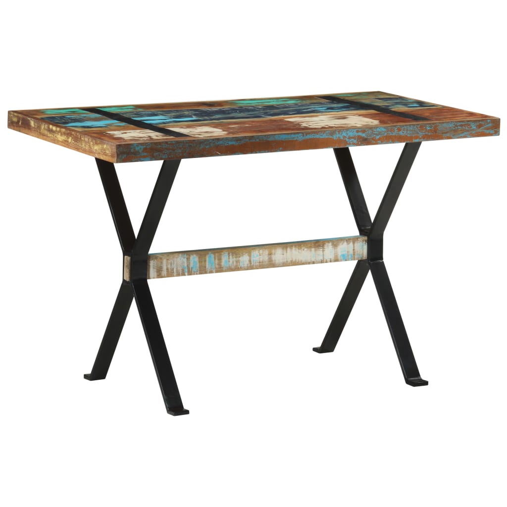 Blagovaonski stol 120 x 60 x 76 cm od masivnog obnovljenog drva