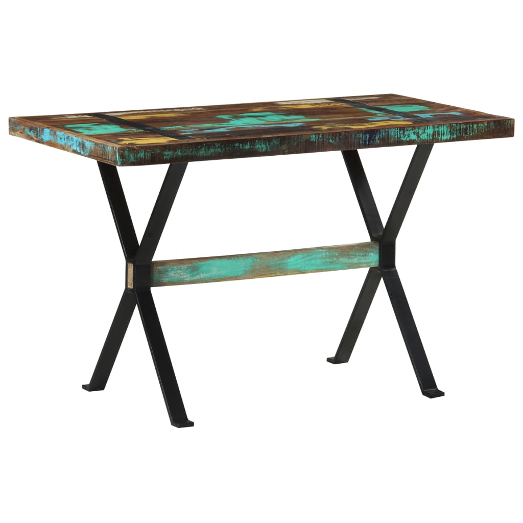 Blagovaonski stol 120 x 60 x 76 cm od masivnog obnovljenog drva