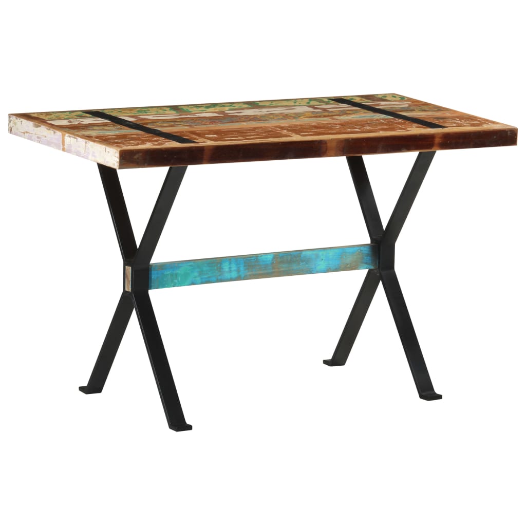 Blagovaonski stol 120 x 60 x 76 cm od masivnog obnovljenog drva