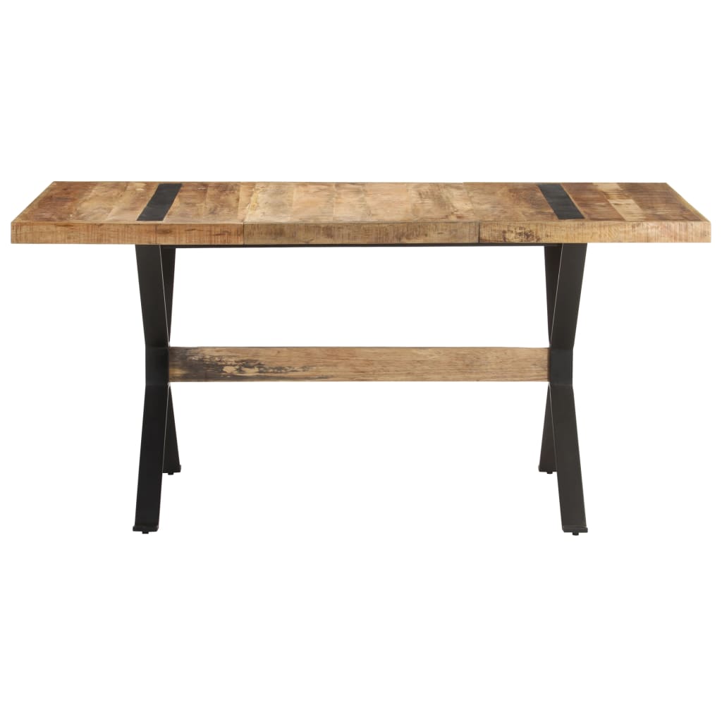 Blagovaonski stol 160 x 80 x 76 cm od grubog drva manga
