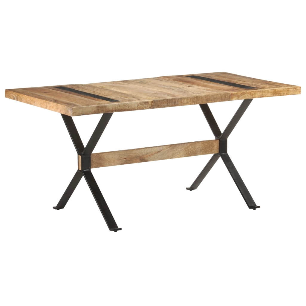 Blagovaonski stol 160 x 80 x 76 cm od grubog drva manga
