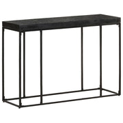 Konzolni stol crni 110x35x76 cm masivno drvo bagrema i manga
