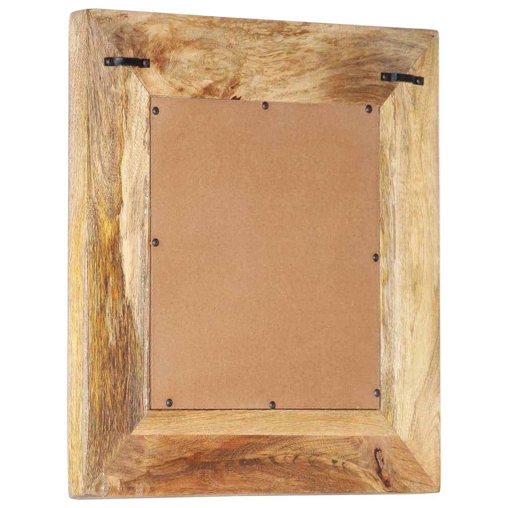 Ručno izrezbareno ogledalo 50 x 50 x 2,6 cm masivno drvo manga