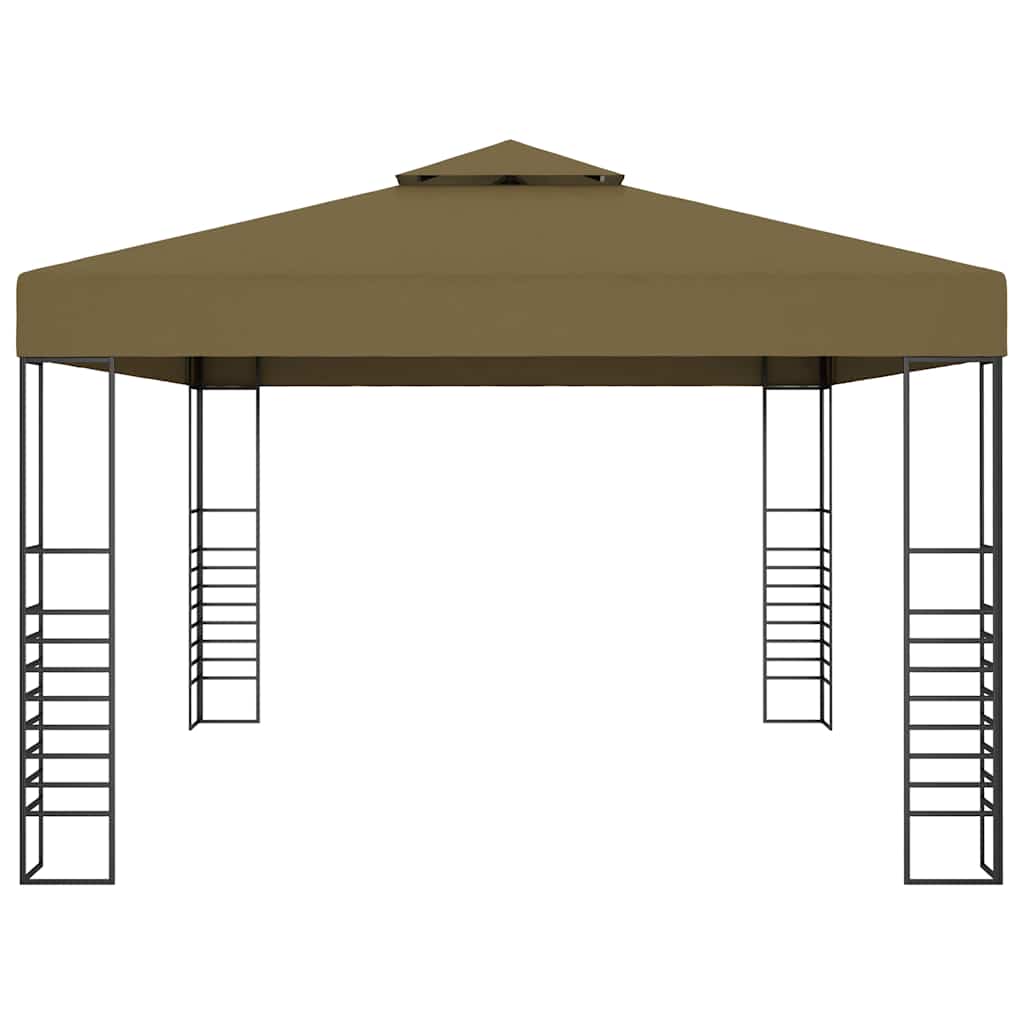 Sjenica 3 x 4 m smeđe-siva 180 g/m²
