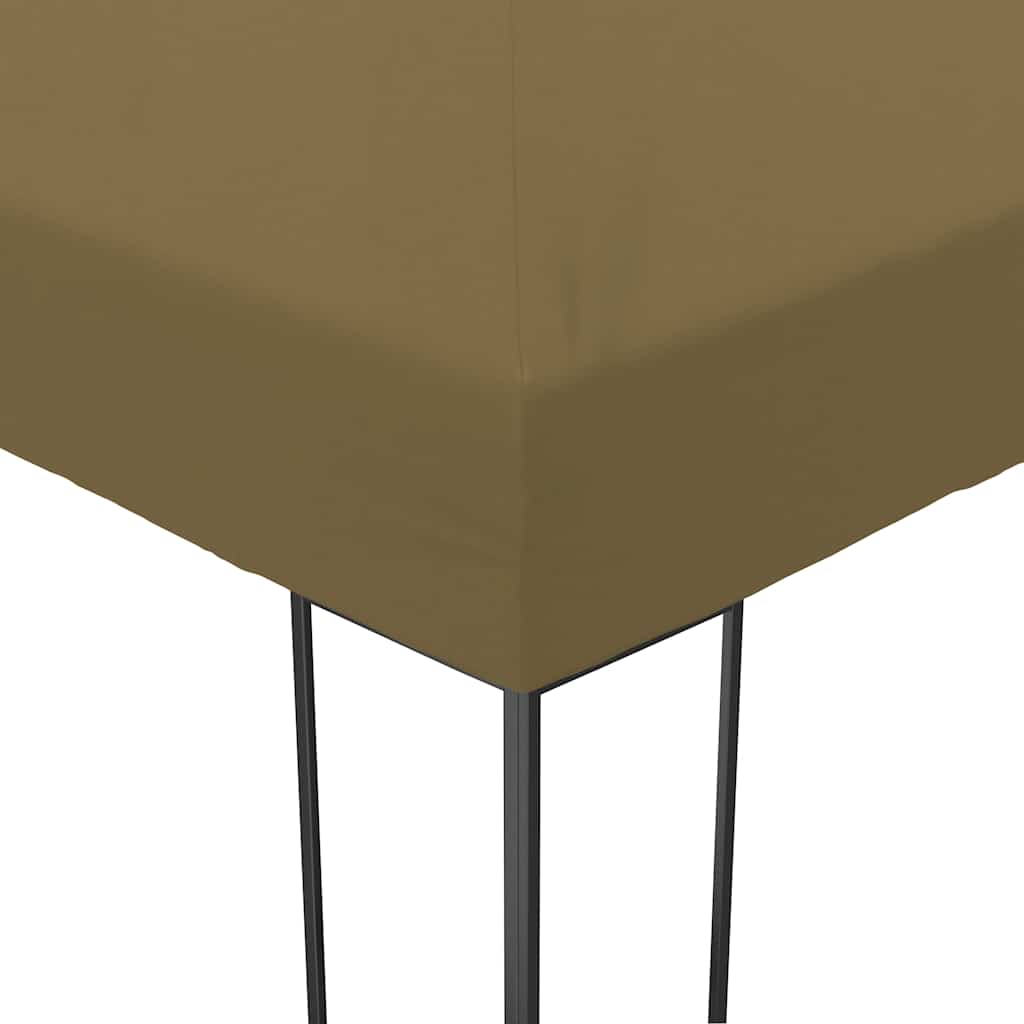 Vrtna sjenica 6 x 3 x 2,7 smeđe-siva 180 g/m²