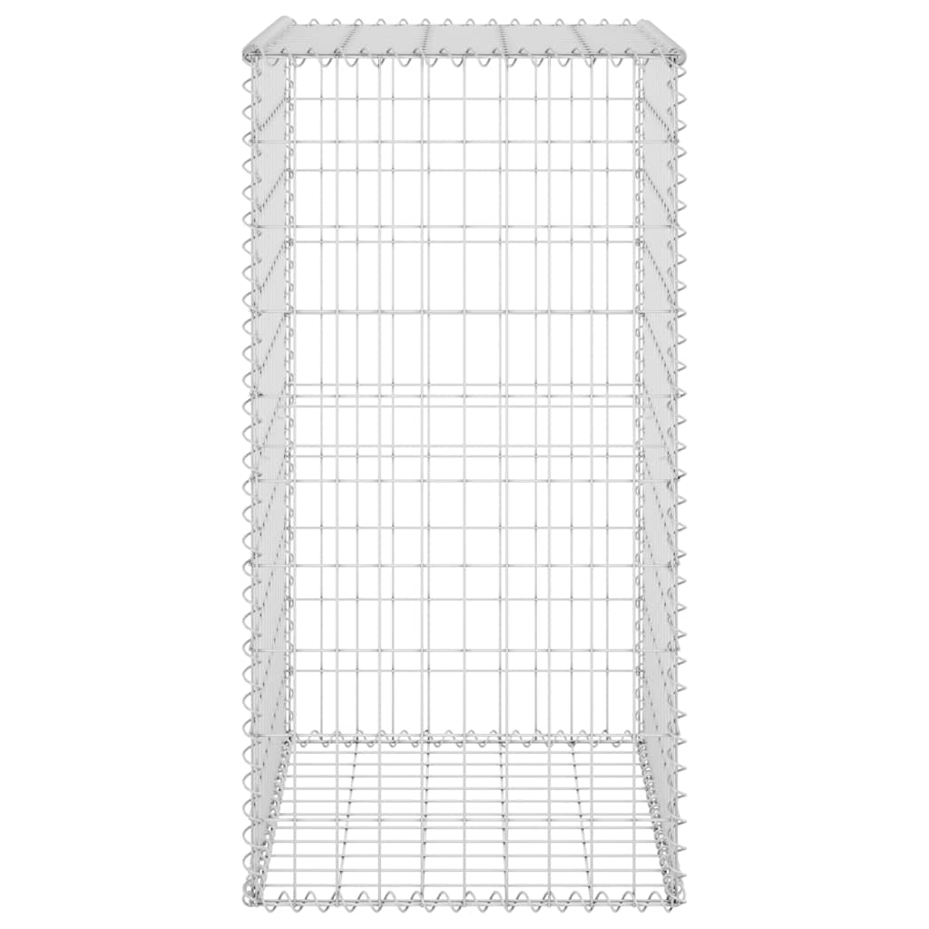 Gabionski zid s poklopcima od pocinčanog čelika 60x50x100 cm