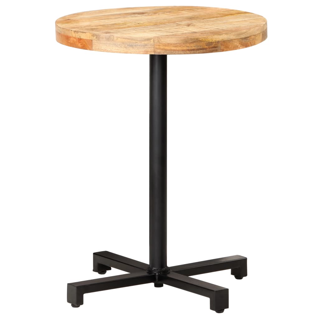 Bistro stolić okrugli Ø 60 x 75 cm od grubog drva manga