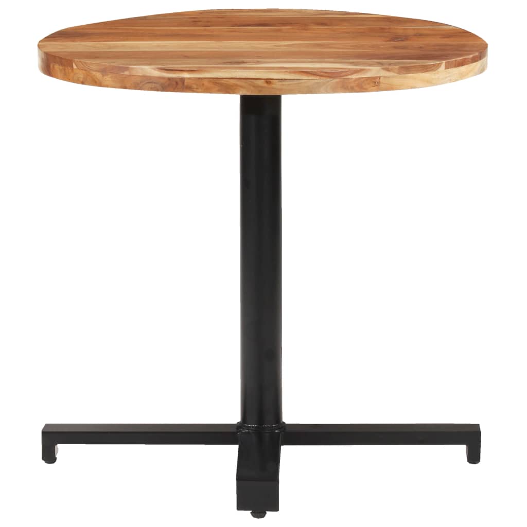 Bistro stol okrugli Ø 80 x 75 cm od masivnog bagremovog drva