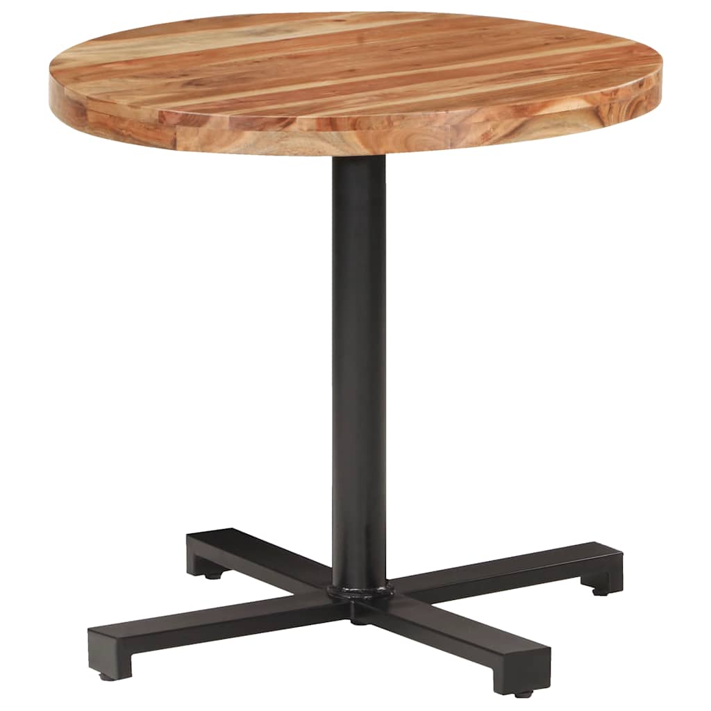 Bistro stol okrugli Ø 80 x 75 cm od masivnog bagremovog drva