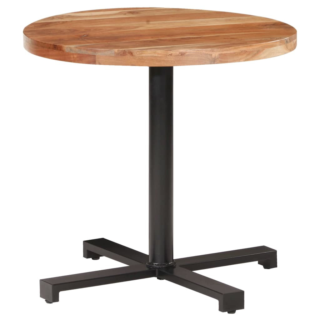 Bistro stol okrugli Ø 80 x 75 cm od masivnog bagremovog drva