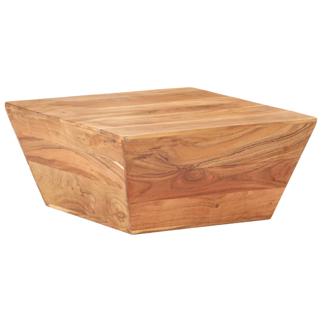 Stolić za kavu V-oblika 66 x 66 x 30 cm masivno bagremovo drvo