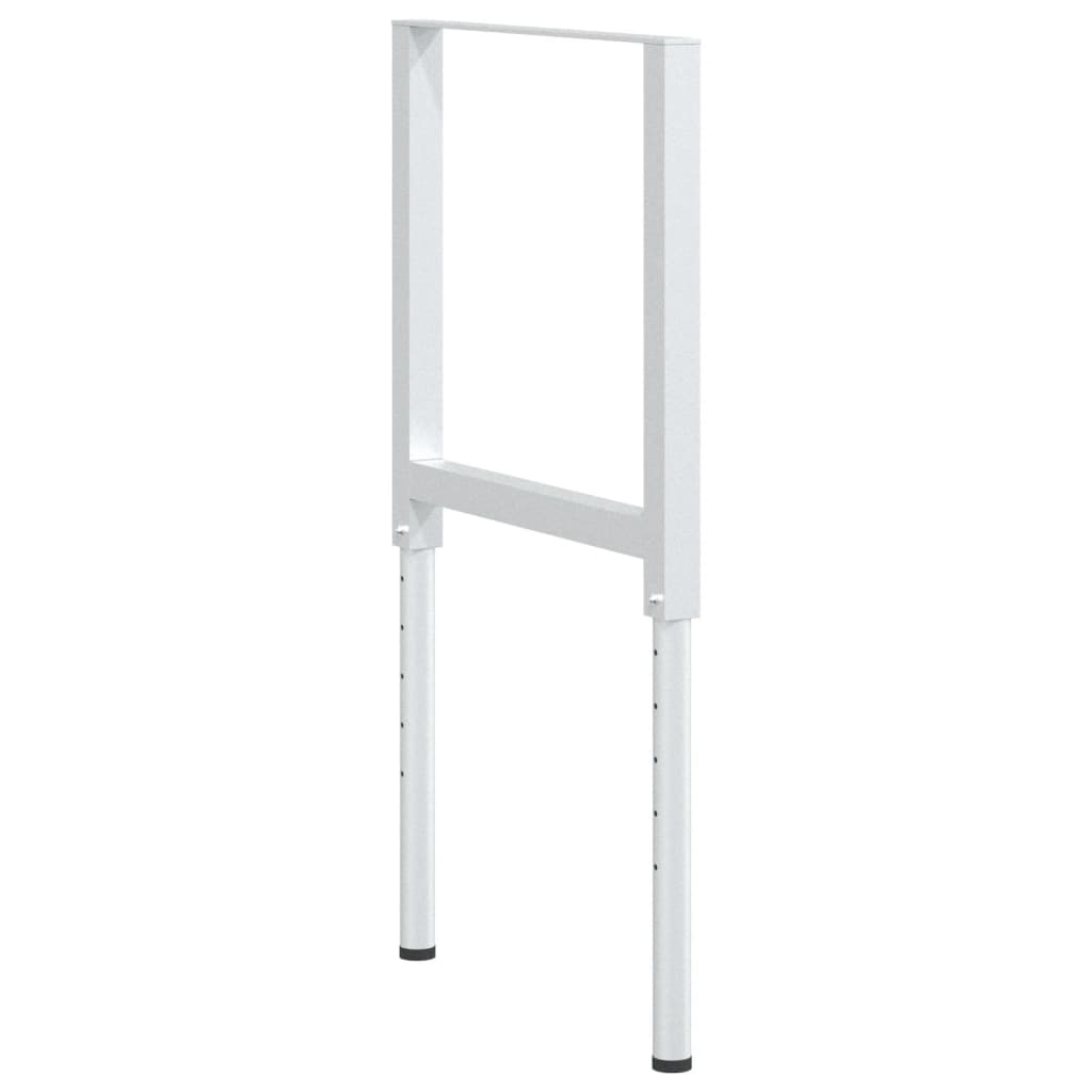 Okviri za radni stol 2 kom metalni 55 x (69 - 95,5) cm sivi
