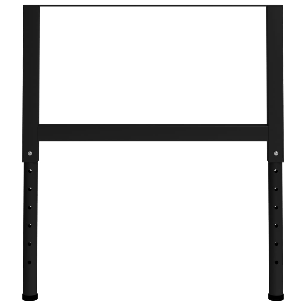 Okviri za radni stol 2 kom metalni 85 x (69 - 95,5) cm crni