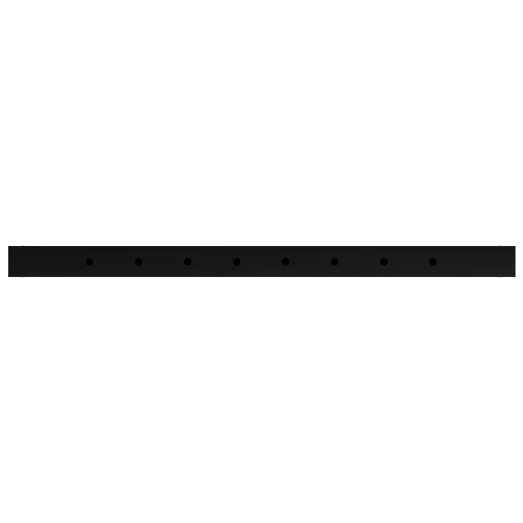 Okviri za radni stol 2 kom metalni 85 x (69 - 95,5) cm crni