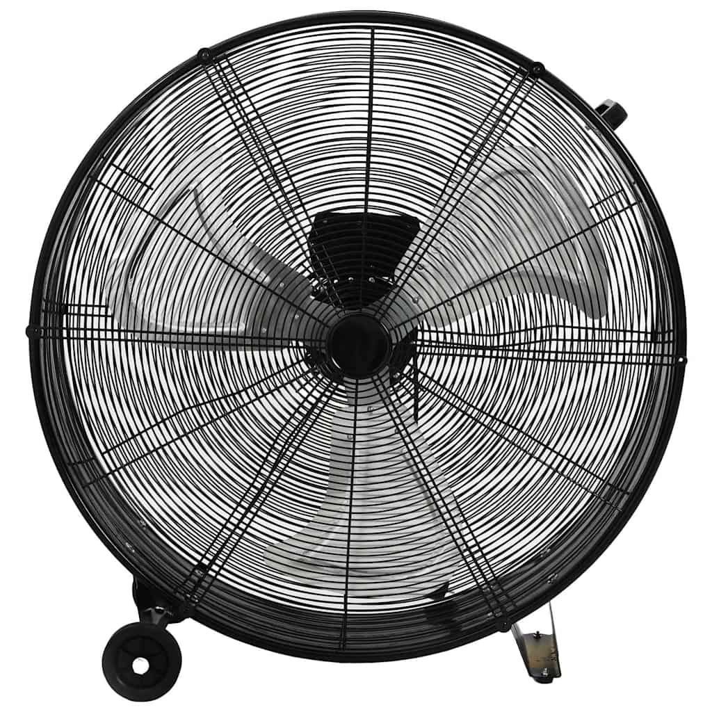 Industrijski ventilator s bubnjem 77 cm 187,7 W crni