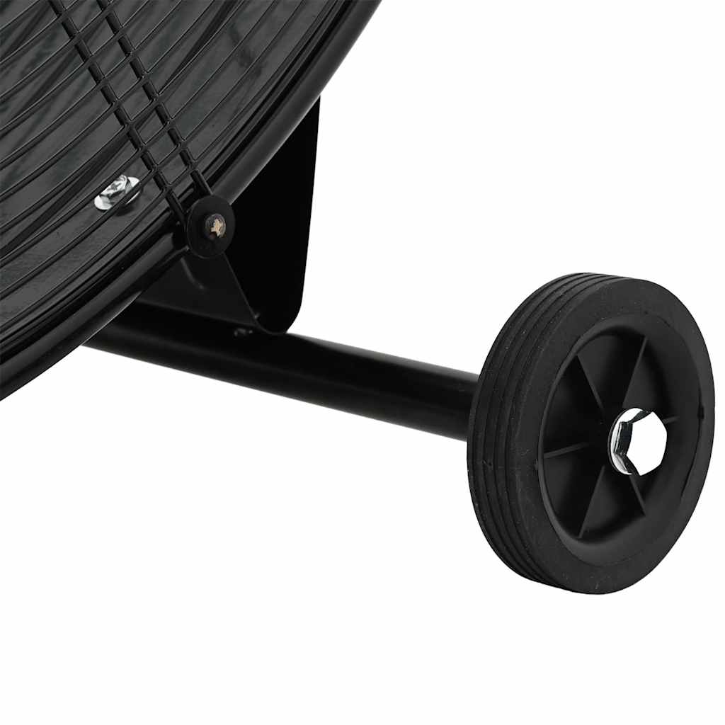 Industrijski ventilator s bubnjem 77 cm 187,7 W crni