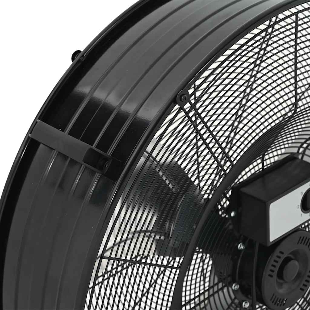 Industrijski ventilator s bubnjem 77 cm 187,7 W crni
