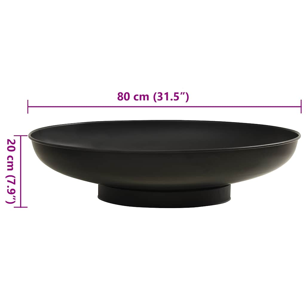 Posuda za vatru 80 cm čelična