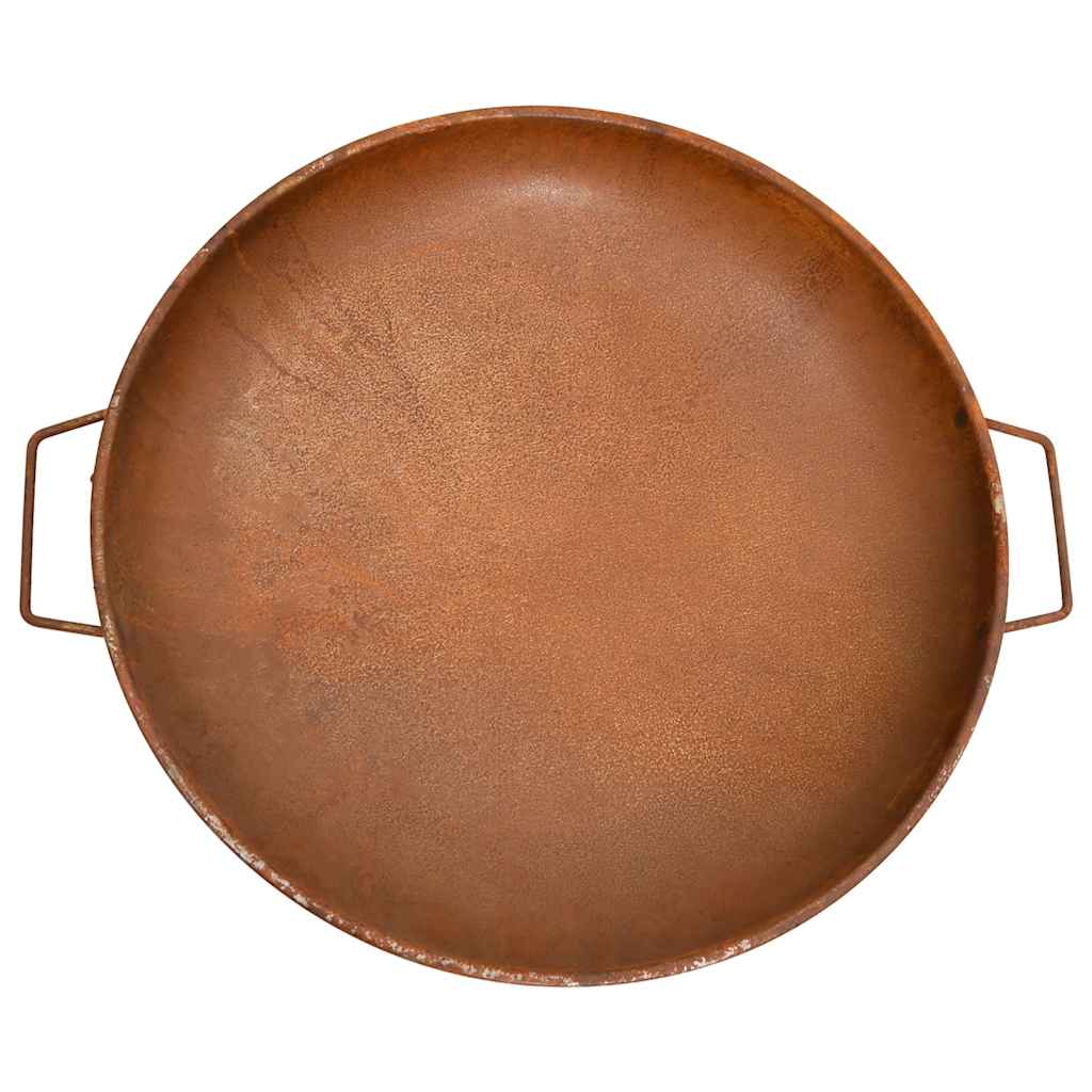Posuda za vatru 67,5 x 58 x 22,5 cm čelična