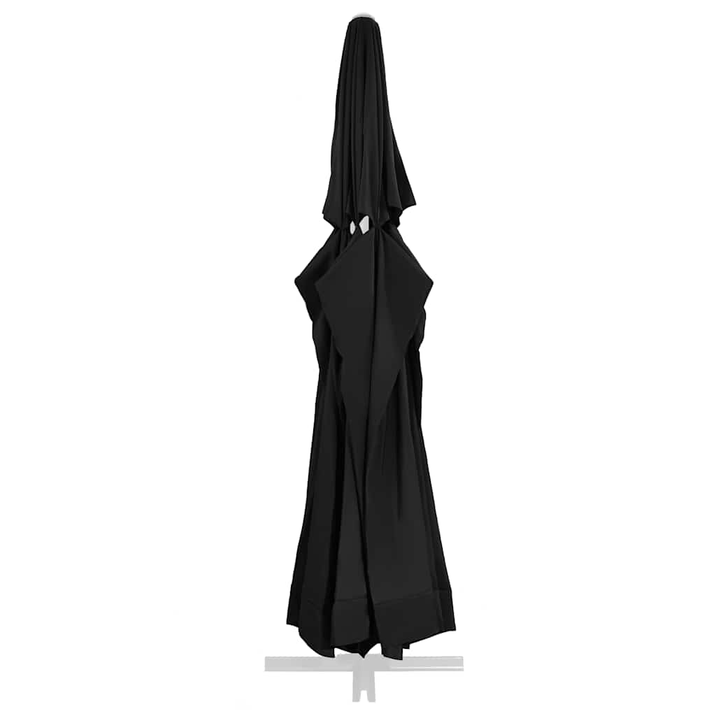 Zamjenska tkanina za vrtni suncobran crna 610 cm