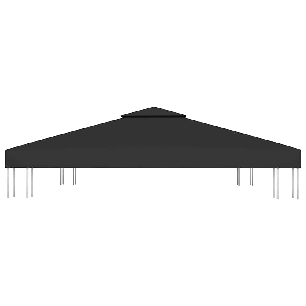 Pokrov za sjenicu s 2 razine 310 g/m² 3 x 3 m crni