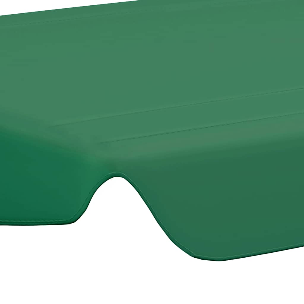 Zamjenski krov za vrtnu ljuljačku zeleni 150/130 x 105/70 cm