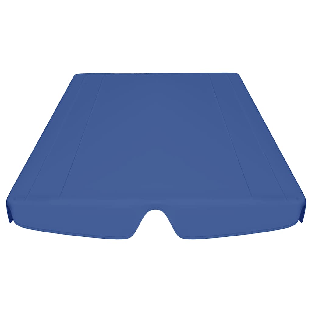 Zamjenski krov za vrtnu ljuljačku plavi 150/130 x 105/70 cm