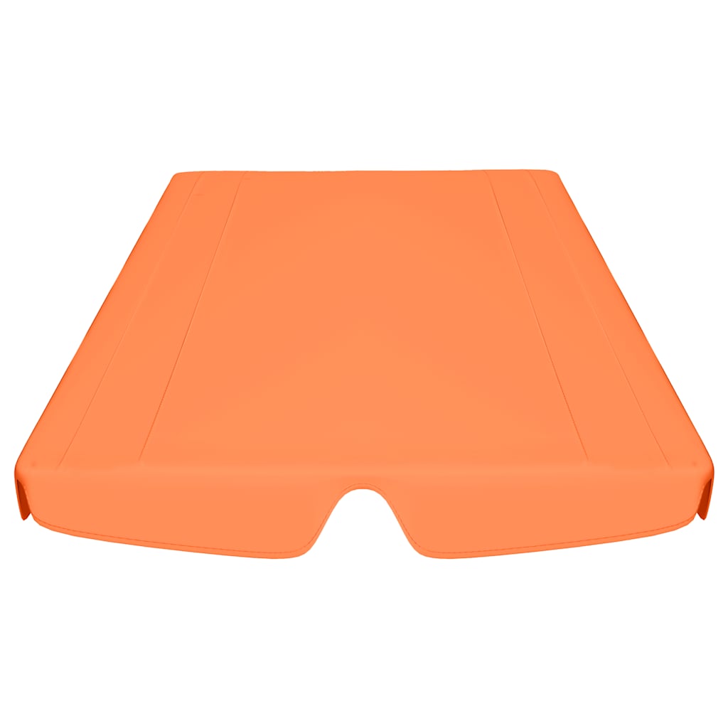 Zamjenski krov za vrtnu ljuljačku narančasti 150/130x105/70 cm