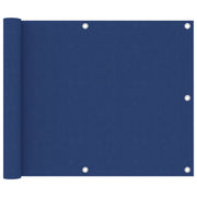 Balkonski zastor plavi 75 x 300 cm od tkanine Oxford