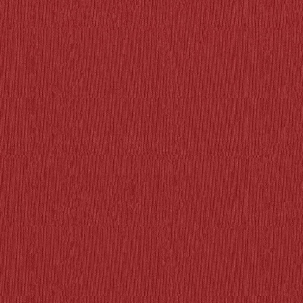Balkonski zastor crveni 75 x 500 cm od tkanine Oxford