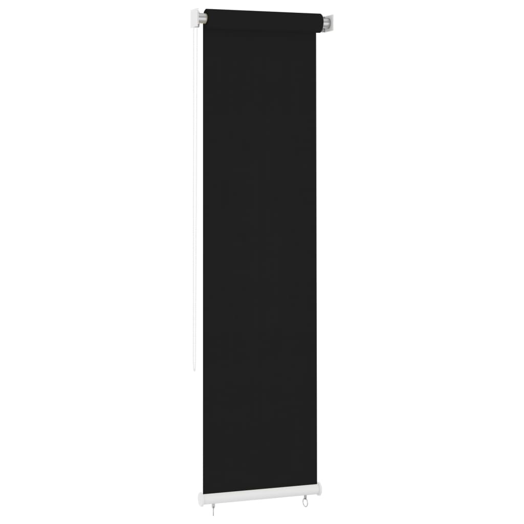 Vanjska roleta za zamračivanje 60 x 230 cm crna HDPE