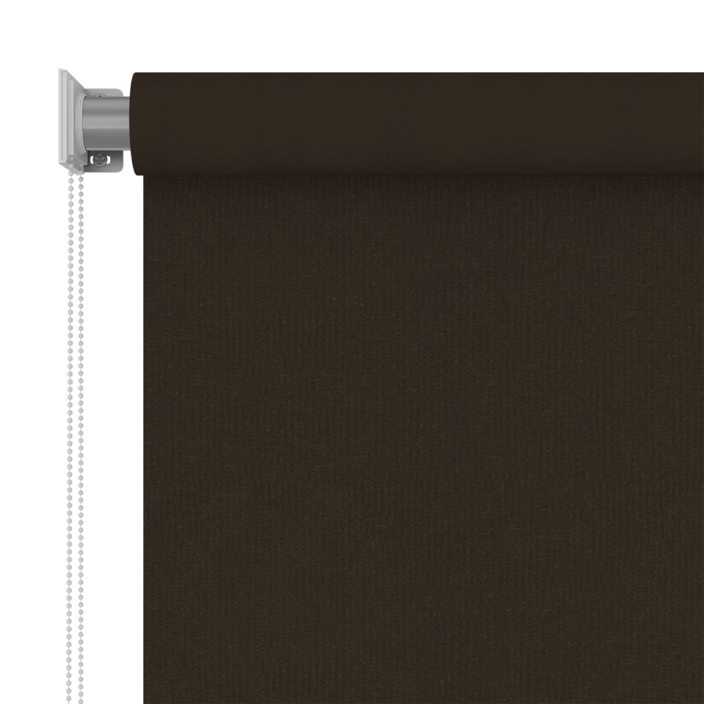 Vanjska roleta za zamračivanje 160 x 140 cm smeđa HDPE