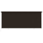 Vanjska roleta za zamračivanje 350 x 140 cm smeđa HDPE